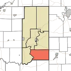 Location in Martin County
