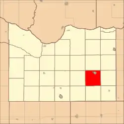 Location in Knox County