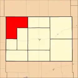 Location within Hodgeman County
