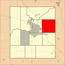 Location in Tippecanoe County