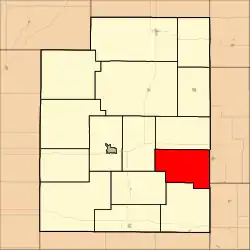 Location in Greenwood County