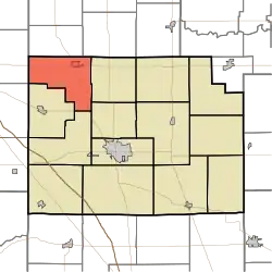 Location of Ross Township in Clinton County