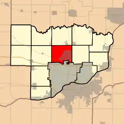 Location in Scott County