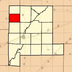 Location in Fayette County