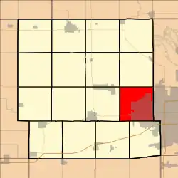 Location in Dallas County