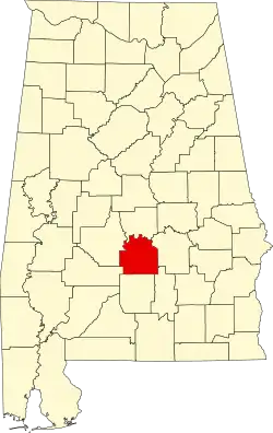 Lowndes County map