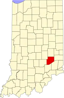 State map highlighting Decatur County