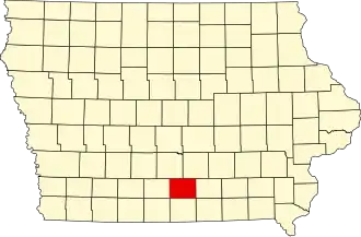 State map highlighting Lucas County