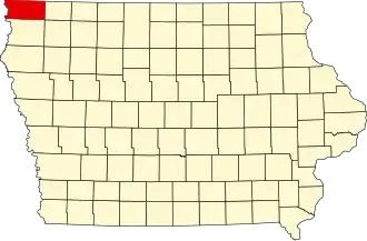 Lyon County map