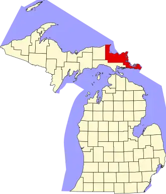 Chippewa County map