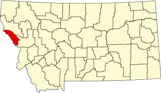 Mineral County map