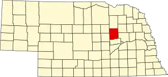 State map highlighting Boone County