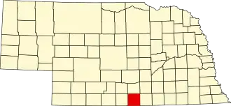 State map highlighting Franklin County