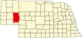 State map highlighting Garden County