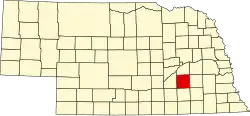 State map highlighting York County