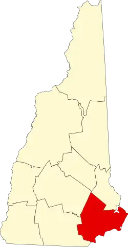 Rockingham County map