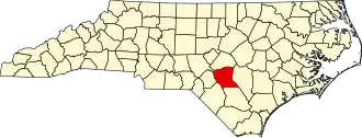 State map highlighting Cumberland County