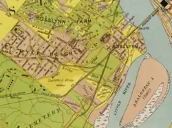 Map of Rosslyn area in 1900