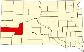 Pennington County map