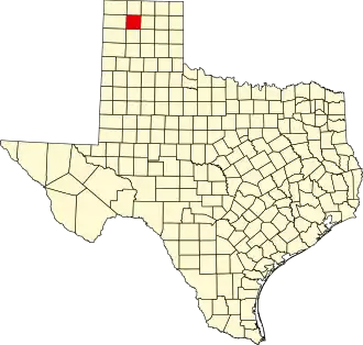 State map highlighting Moore County