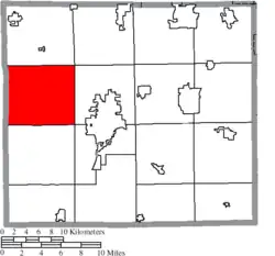 Location of Chester Township in Wayne County