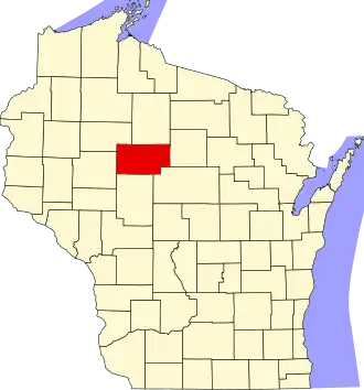 State map highlighting Taylor County