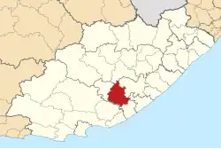 Location in the Eastern Cape