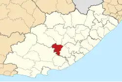 Location in the Eastern Cape