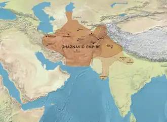 Ghaznavids is located in Ghaznavid Empire