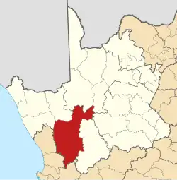 Location in the Northern Cape