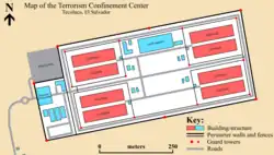 A map of the Terrorism Confinement Center