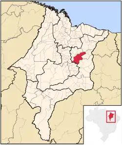 Location in Maranhão state