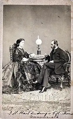 Maria Anunciata and her husband Archduke Karl Ludwig