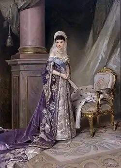Portrait of Empress Maria Fyodorovna[2] (1885)