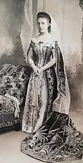 Maria Ivanovna Velio in Court Dress (1894)