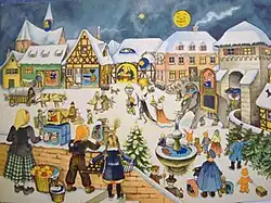 A 1946 Advent calendar by Marianne Schneegans