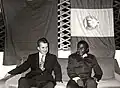 President Marien Ngouabi with Romania's leader Nicolae Ceaușescu (1972)