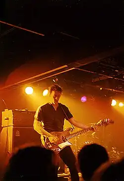 Mark Sandman from Morphine, playing at Mississippi Nights in St. Louis, MO