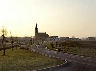 A general view of Marquillies