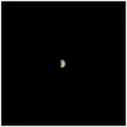 "Half moon" image of Mars