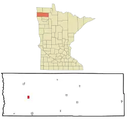 Location in Minnesota