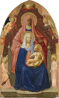 Virgin and Child with Saint Anne (1425) by Masaccio