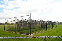 Batting cages at Mastodon Field
