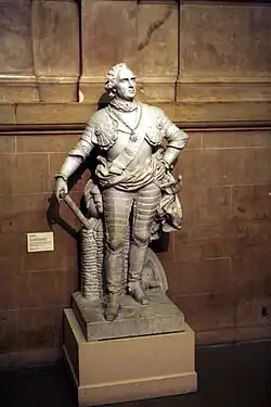Statue by Rude of Maurice, Count of Saxony