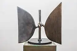 “Counterbutterfly”. 2015, h = 50 cm, bronze, silumin, granite