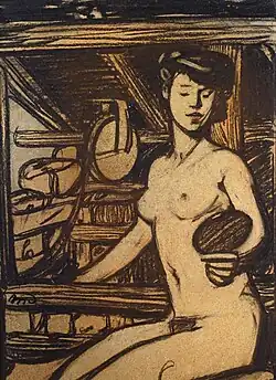 Maxime Dethomas: Woman in her bedroom (c.1895).