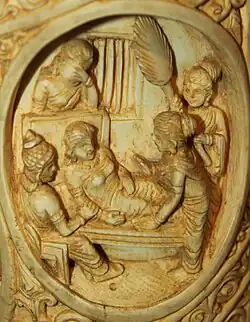 Mayadevi's death scene[7]