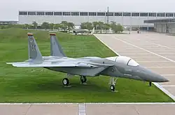 F-15 Eagle on display