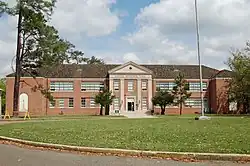 Lucius McGehee Hall on the campus of Southeastern Louisiana University in Hammond is a sturdy example of Depression Gothic architecture. It is on the National Register of Historic Places.