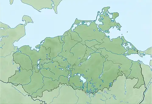 Lieps is located in Mecklenburg-Vorpommern